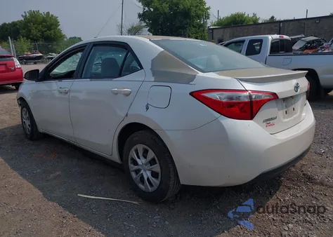 2014 Toyota Corolla Le Eco из США, поврежденный, VIN 5YFBPRHE6EP073508